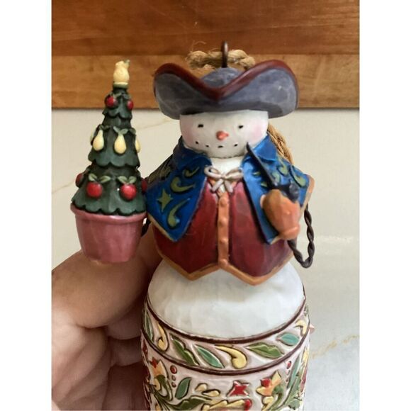 Jim Shore Williamsburg New World Snowman Ornament 2011 Heartwood Creek - Picture 2 of 7